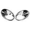 2Pcs Car Front Headlight Fog Lamp Cover Trim Frame Moulding for Suzuki Vitara 16 18