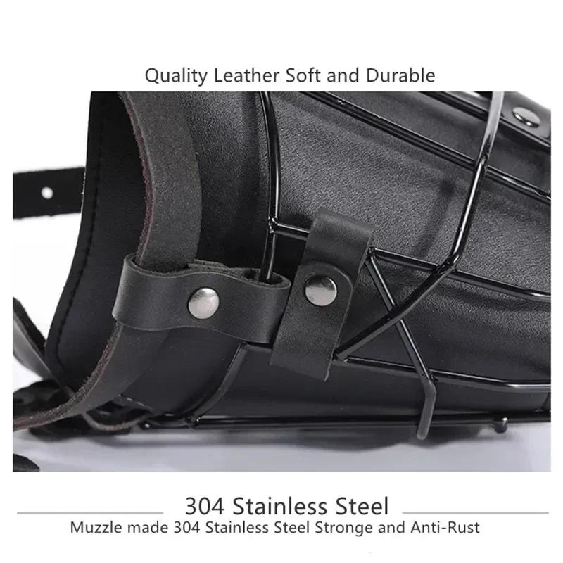 Dog Training Muzzles Black Tactical Mouth Cage German Shepherd Doberman Sniffer Dog Defense Muzzle Anti-Bite Dog Masks Black