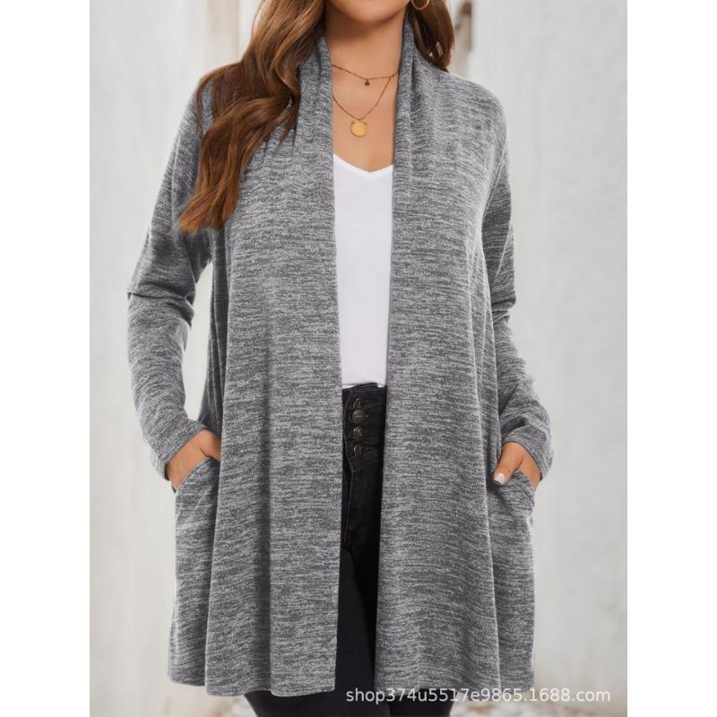 Women S Loose Lightweight Long Sleeve Cardigan With Pockets