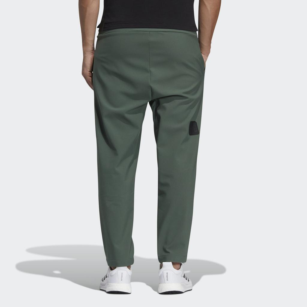 Adidas Casual Pants Men's Green Moderate Tapered Pants GP0890