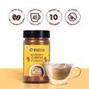 Bevzilla 75g Hazelnut Flavored Coffee Powder Jar | Premium Arabica Coffee | Ideal for Espresso, Latte & Cappuccino | Hot & Cold Coffee Brews