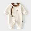 Tagless Spring Cotton Baby Bodysuit - Warm, Soft Crawling Outfit for Newborns