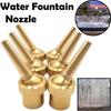 1/2" 3/4" 1" Female Thread Copper Straight Jet Fountain Nozzle Adjustable Water Fountain Garden Park Radial Water Column