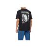 Calvin Klein Loose Modern Metallic Logo Crew Neck Short Sleeve T-Shirt Men Tops Black J324759-BEH