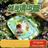 Inflatable Cartoon PVC Crawling Water Mat - Explosion-Proof Baby Play Cushion