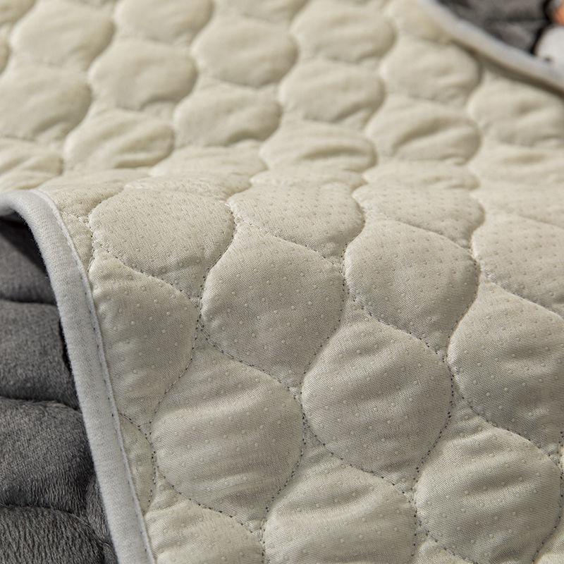 Thick Plush Sofa Cushion Four Seasons Non -Slip Thermal Insulation Sofa Towel Milk Velvet Cushion Universal Sofa Decoration Cover