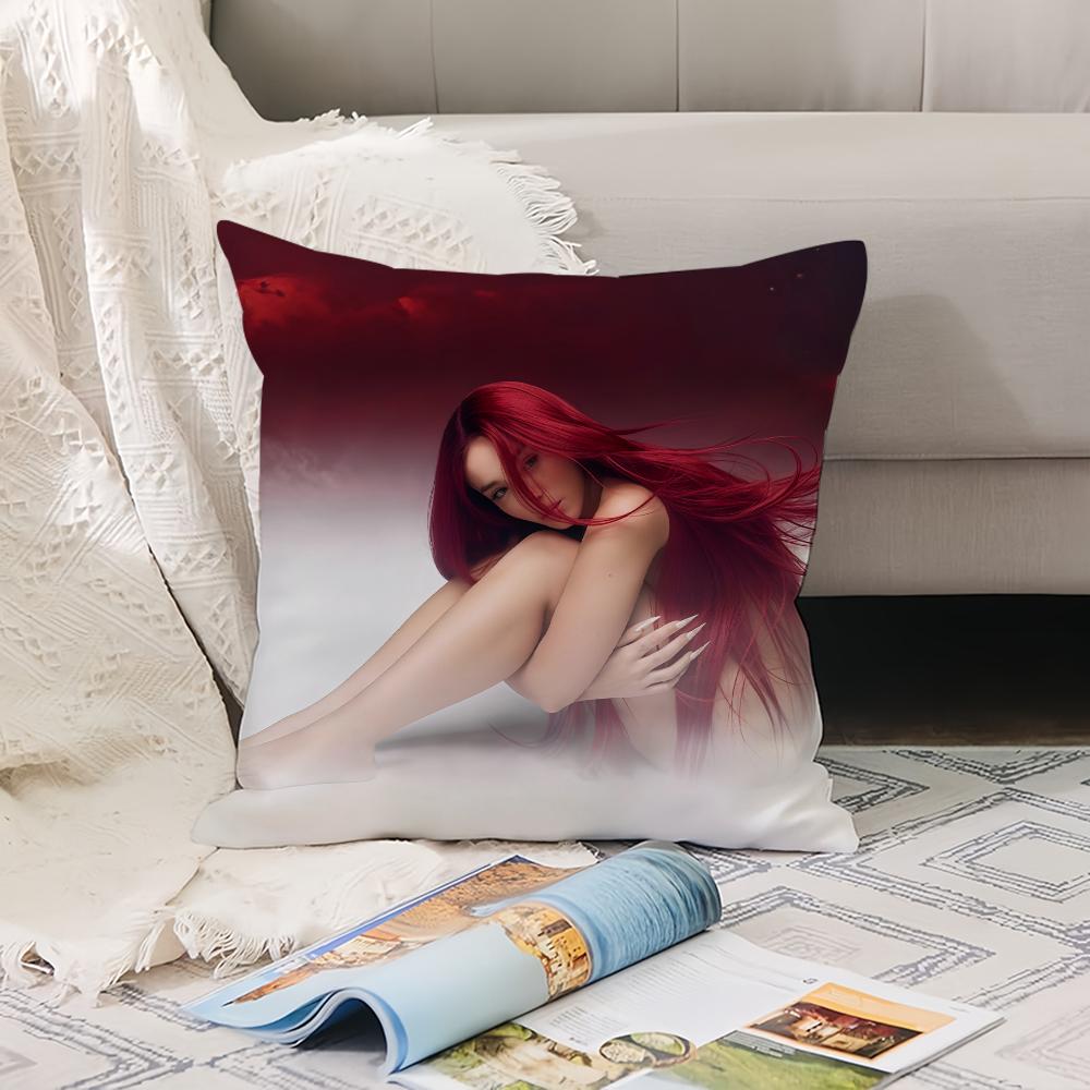 Spanish Singer L-Lolas Indigo Pillow Case Office Cushions Suitable For Sofa Car Bedroom Decorative Cushion Cover