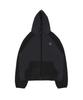 The Coldest Moment Tcm Stripe Raglan Fleece Jacket (Charcoal)