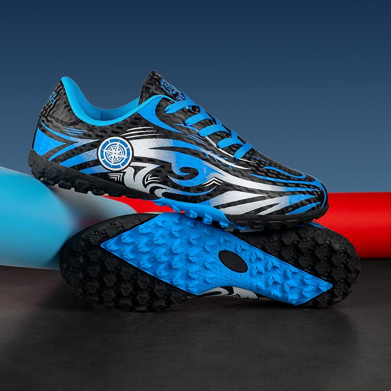 Men Adult Boys Training Football Boots Ultralight Soccer Shoes Tf Outdoor Sports Shoes Futsal Professional