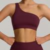 Reggiseno Sportivo Monospalla: Gilet Sexy, Antiurto, ad Alta Elasticità per Yoga e Fitness
