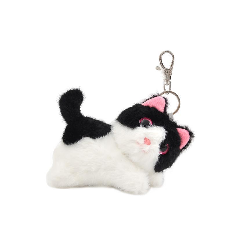 Cartoon Cat Plush Pendant Decoration Stuffed Doll Keychain Cute Bag Charm Doll Plush Boys & Girls Birthday Gift