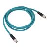M12 Ethernet Cable 8 Pin X Coded Male to Male CAT6A Network IP67 Water Proof Industrial Supplies