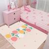 Tappeto Camera da Letto Piena di Ragazze Tappeti Carini per la Casa Tappeto Camera da Letto Ragazza Tappeto Rosa Soggiorno Tappeti Carini con Stampa Floreale Tappeto Decorazione Stile Ins