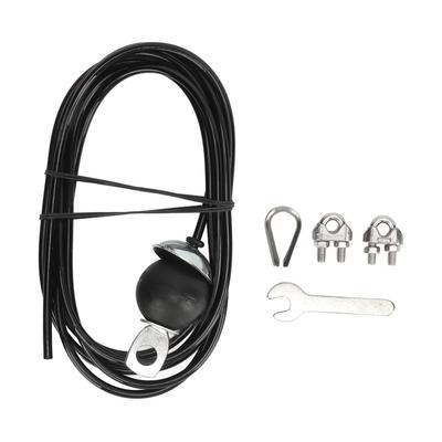 Kladkové lanko ocelové lanko 5mm tlusté nosnost 220,5 lb snadná instalace náhradní lanko do posilovny pro