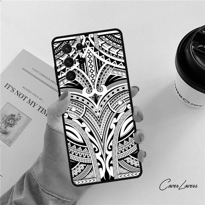Hawaiian Ornament phone case For Samsung Galaxy S24 S25 S23 S22 Ultra Note 10 20 Plus S20 S21 FE Cover