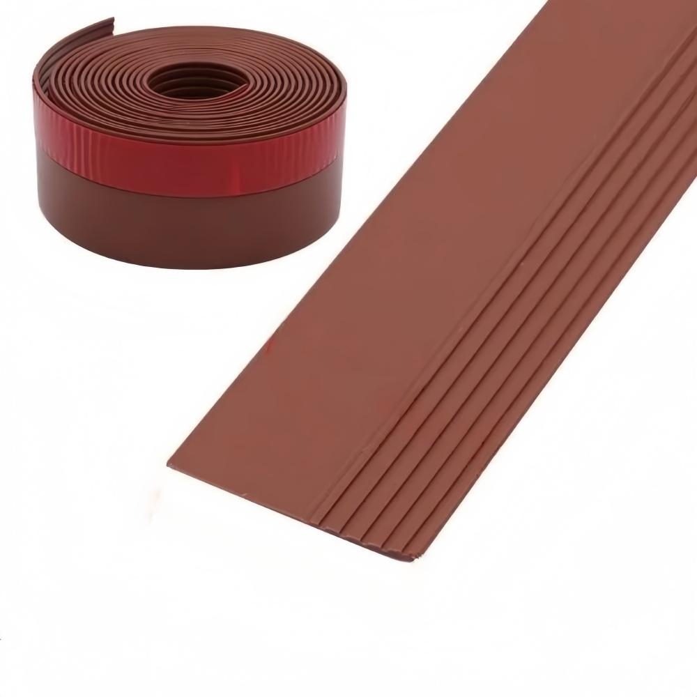 

1pc 1mX3.6cm/5cm Self-adhesive Door Bottom Sealing Tape - Noise Reduction, Wind Resistance, Insect and Dust Prevention 1mX3.6cm коричневый