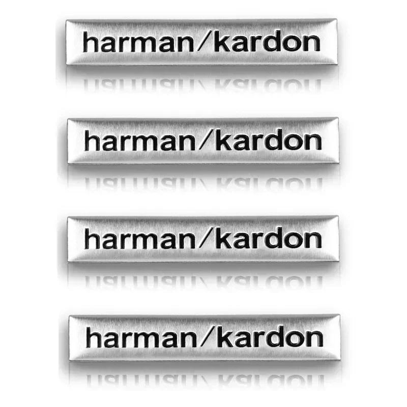 Harman Kardon Badge aluminium 3D auto audio stickers Voor bmw m e46 e90 e60 f30 f10 e36 e39 g20 f20 e87 e92 g30 e91 x5 mini cooper