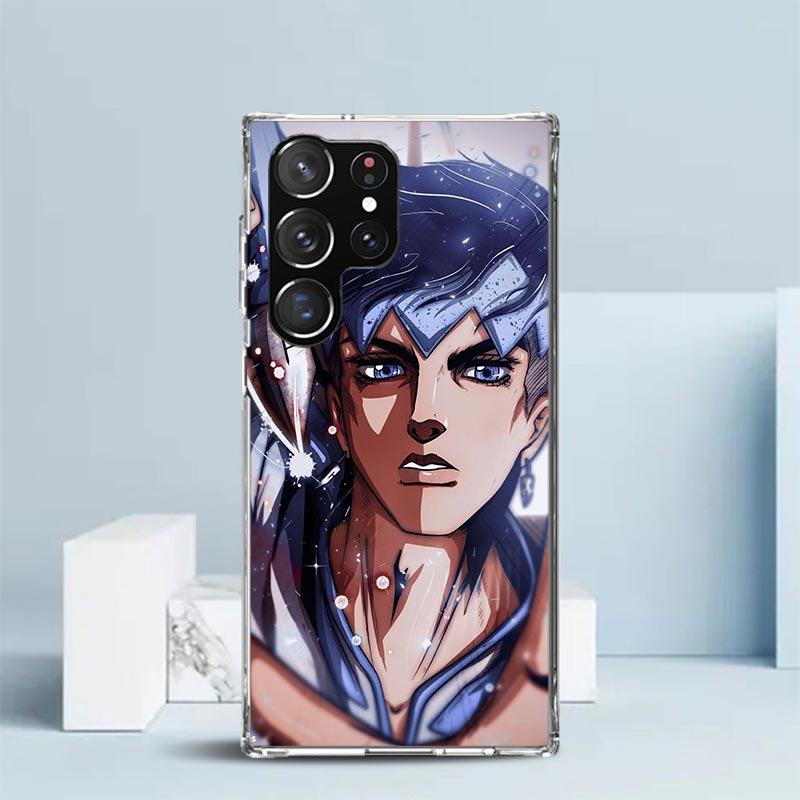 JoJo Adventure Rohan Kishibe Phone Case For Samsung Galaxy S24 S25 Edge S26 Ultra S22 S23 Plus S21 + S20 FE Soft TPU Back Cover