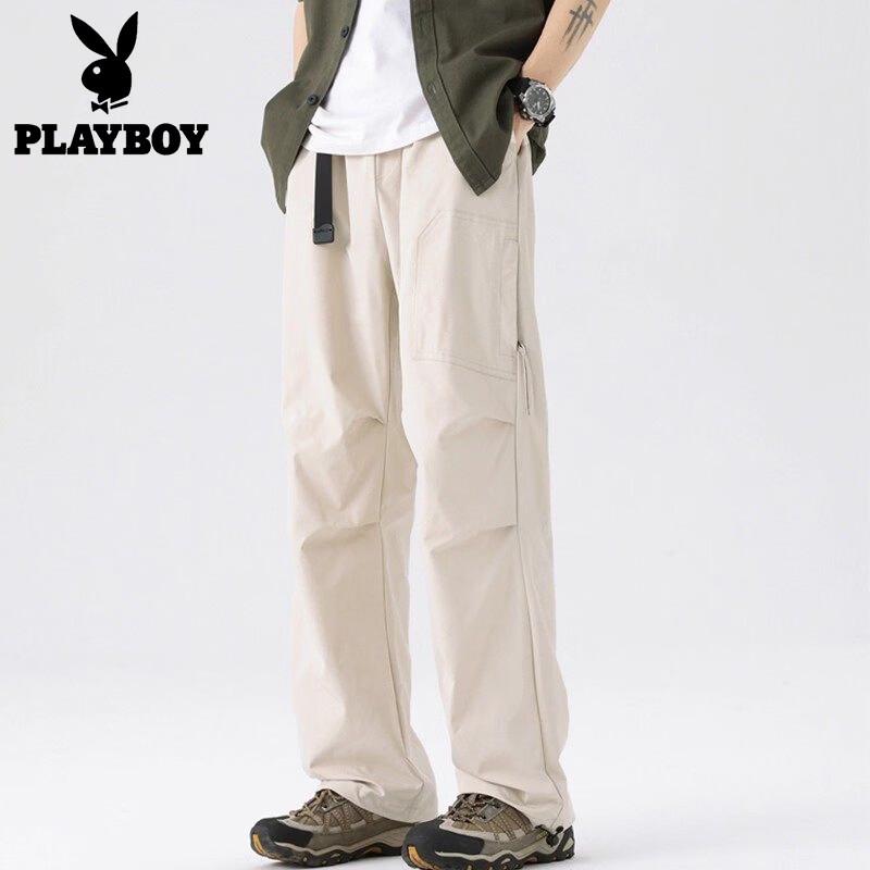 PLAYBOY Men s 2026 Autumn/Winter Cargo Straight-Leg Sport Pants M