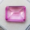12.90 Ct Natural Attractive Pink Sapphire Emerald Cut   Loose Gemstone