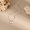 GEMCHIC Women's 18K Gold Plated Stainless Steel Rotating Heart Pendant Necklace