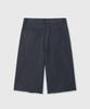 Daibeuinumeon W Washed Cotton Burmuda Pants (Navy)