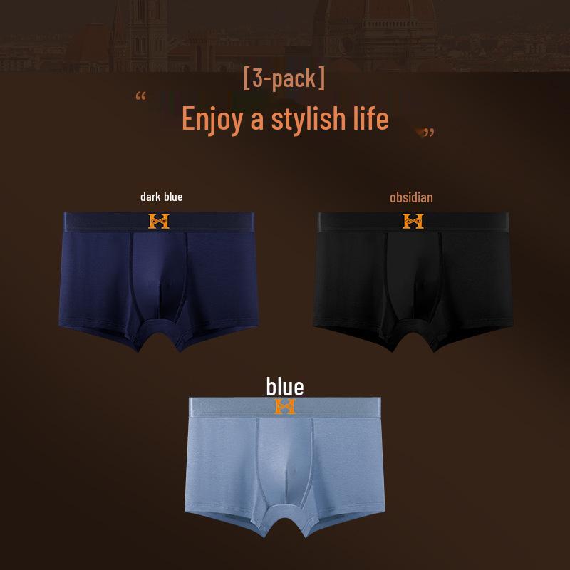 

Tide Мужские трусы-боксеры из модала, чувствительные к температуре, с магнитными камнями, набор из 3 шт., бесшовные и дышащие, больших размеров 5XL (185-210 jin)