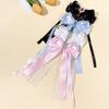 Elegant Gem Lace Bow Hair Clips Multi-Color Satin Hair Accessories Women,Stylish Hair Ornament for Daily Party/Cosplay Outfits