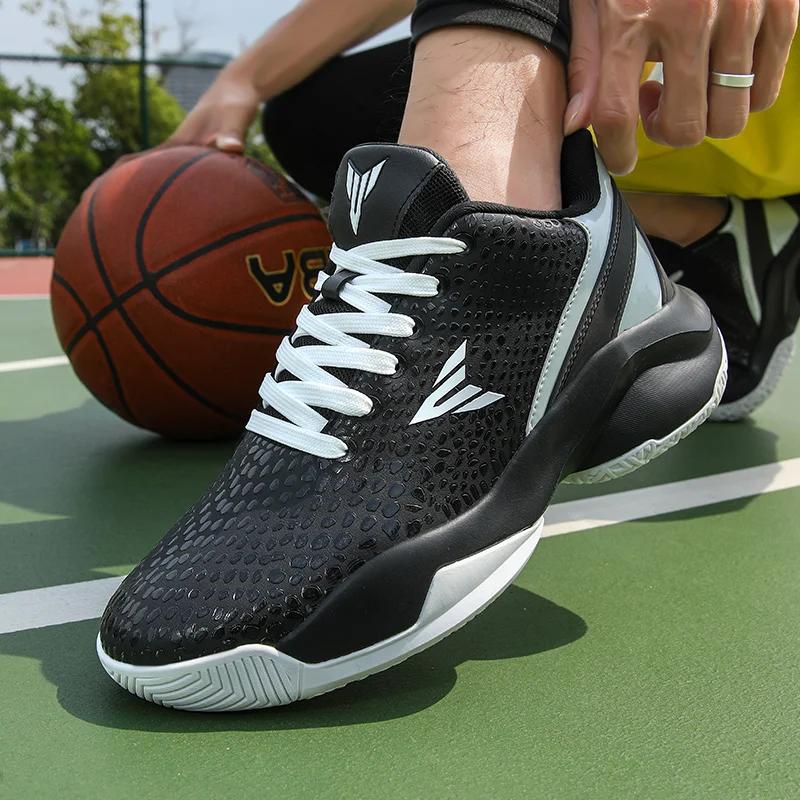 Fashion Men's Basketball Shoes Non-Slip Training Athletic Outdoor Sports Student Field Male Breathable Sneakers Original Basket Shoes
