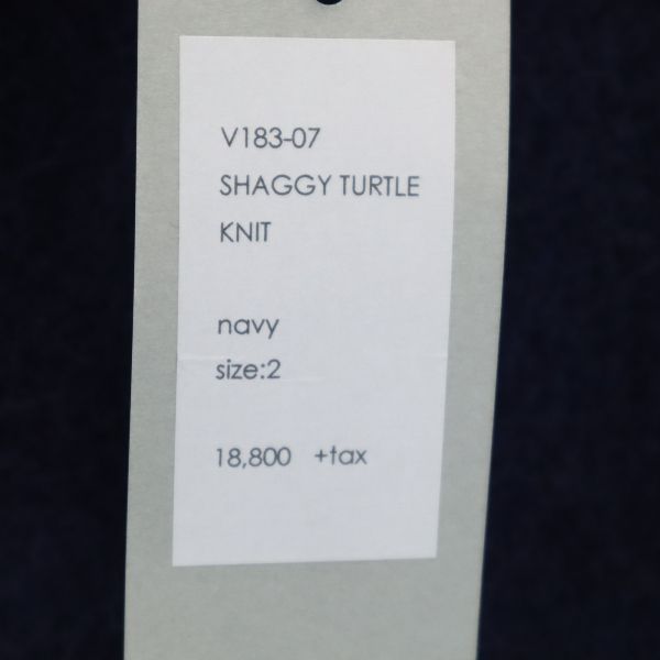 Unused VAST222 18ss Made In Japan Long Sleeve Shaggy Turtleneck Knit Men's Used