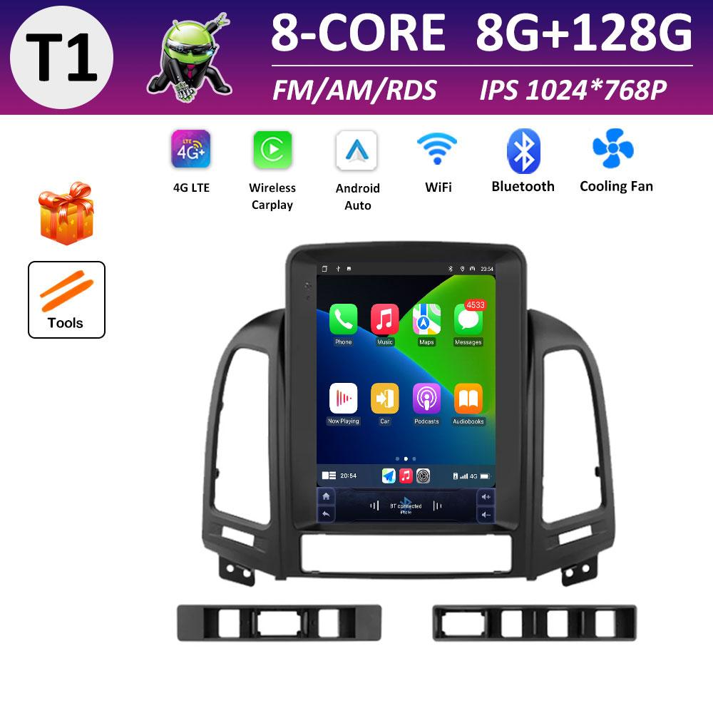 Cooling Fan for Hyundai Santa Fe 2 2006 2007 2008 2009 2010 - 2012 Android Smart System Car Multimedia Video Radio Player WIFI