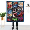 Cool Boy Racing Blanket For Men Flannel Blanket
