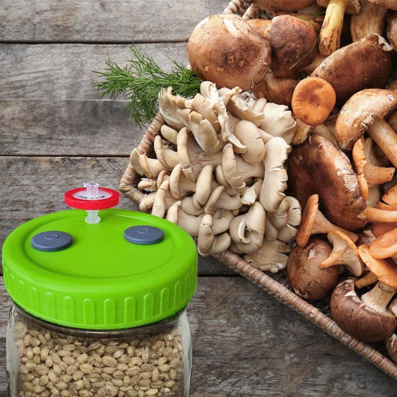 Tappi di tenuta in silicone per coltura liquida di micelio di funghi per inoculazione in vaso, sigillatura, regolazione della pressione e stat