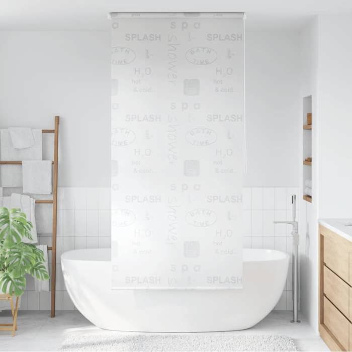 VidaXL Store Roulant De Douche 80x240 Cm Éclaboussures Rideau De Douche Maison 142871