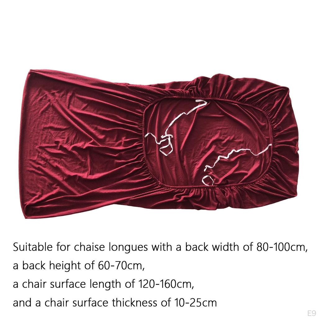 Cover,Stretch Covers for Living Room,Chaise Slipcover,Armless Indoor Slipcover Bedroom Chaise