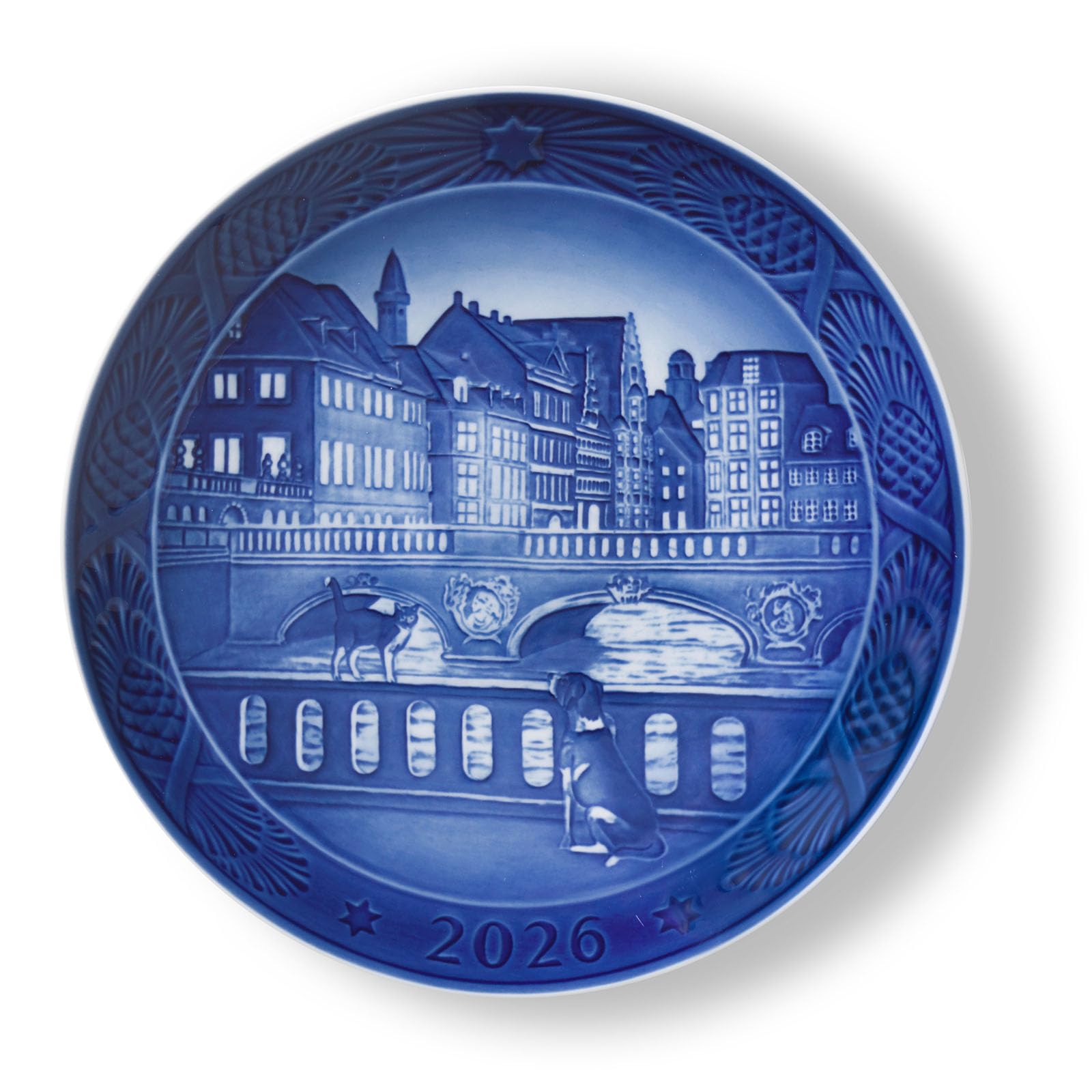 

[Officially Imported] Royal Copenhagen Year Plate 2026 Edition Blue Collectible The Marble Bridge Diameter approx. 18cm