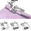 1Set 13 19 25mm Domestic Sewing Machine Foot Presser Foot Rolled Hem Feet For Brother Singer Sew Accessories