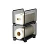 Stackable Kitchen Storage Baskets Easy Install Pantry Racks for Spices Plastic Wrap Paper Towel Kitchen Organization