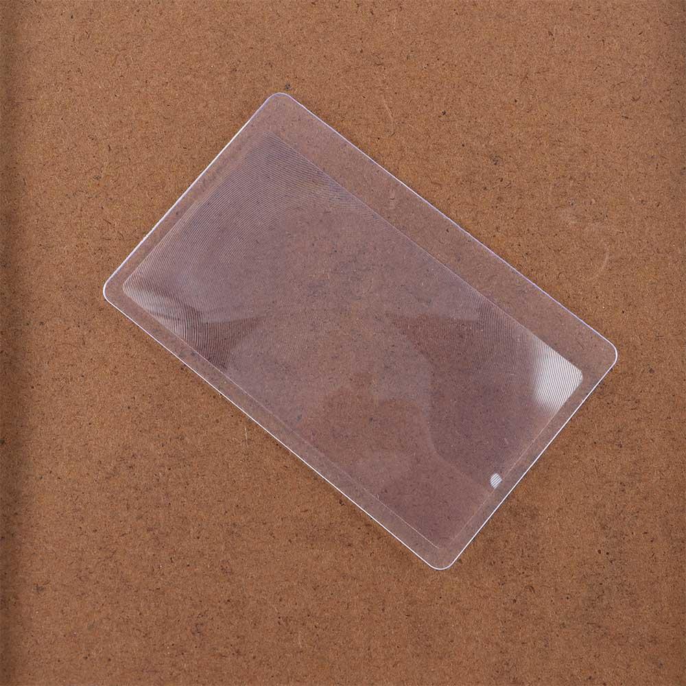 3X For Reading Newspaper Book Made Of Plastics Loupe Magnifiers Fresnel Lens Magnifying Glass