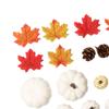 Pumpkins Maple Decoration Artificial Set for