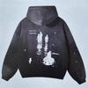Unisex Streetwear Oversized Graphic Hoodie With 3D Print Thickened Cotton Blend Loose Fit Daily Wear