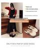 Korean Style Pearl Bow Faux Fur Loafers for Women - Autumn 2025