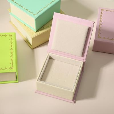 Creative Flip Cover Book Shaped Jewelry Box Earrings Ring Necklace Storage Case with Sponge Women Portable Travel Jewelry Holder
