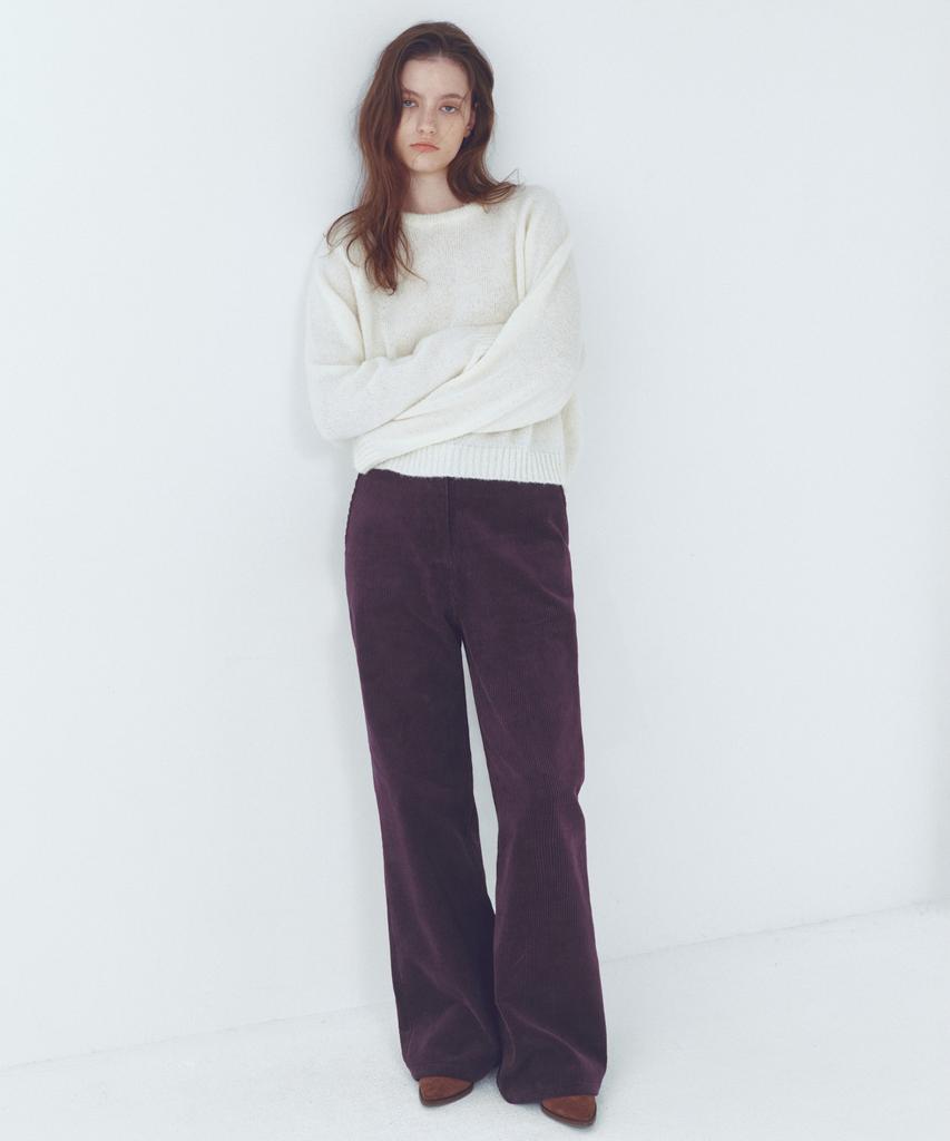 CITTA Essential Alpaca Wool Round Knit_Ctk251(Ivory)