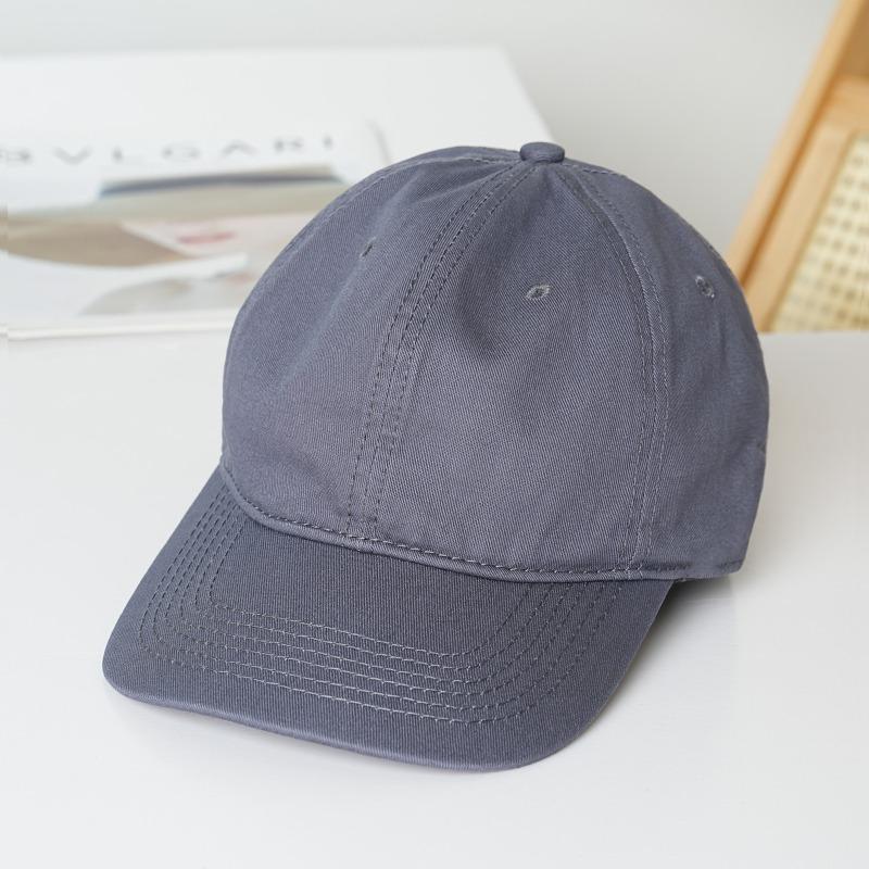 Cotton soft top baseball cap men's summer deepened top cap hat women's tide