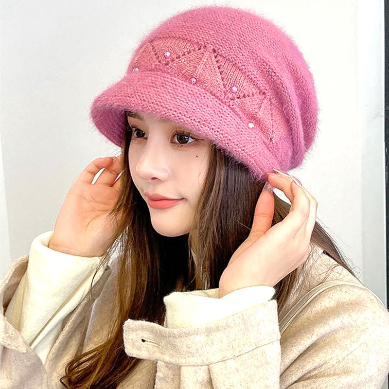 New Women Winter Hat Beanie Hat Warm Winter Cap for Female Casual Streetwear Knitted Hat