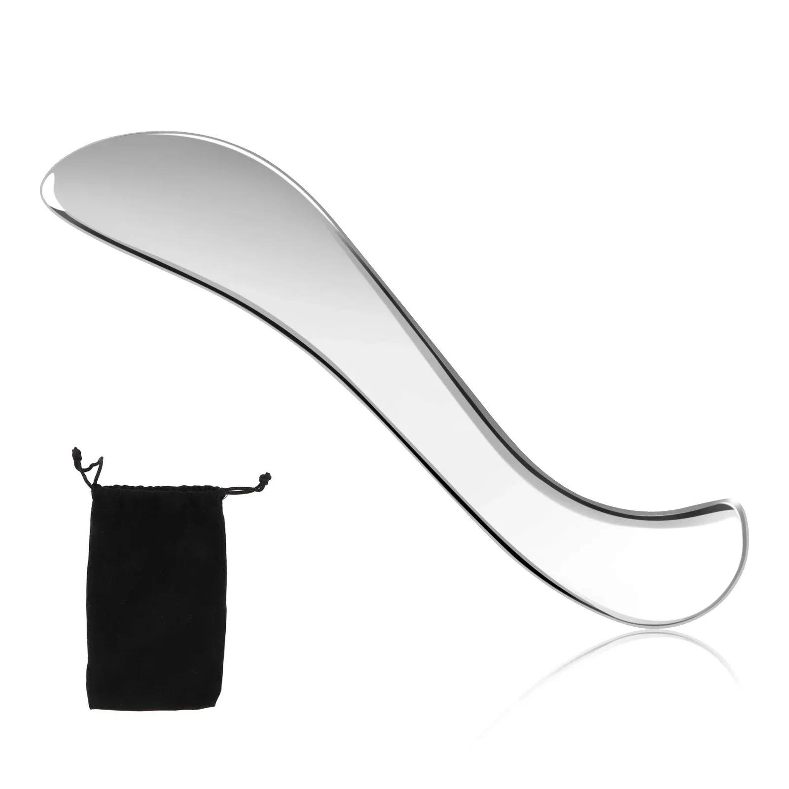 304 Stainless Steel Muscle Scraper Set Gua Sha Tool for Physical Therapy Fascia Massage Facial Beauty Care