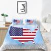 3D Map Printing Duvet Cover Set with Pillowcase Cartoon Home Textiles Bedding Set Children Twin Single Size Bed Sets
