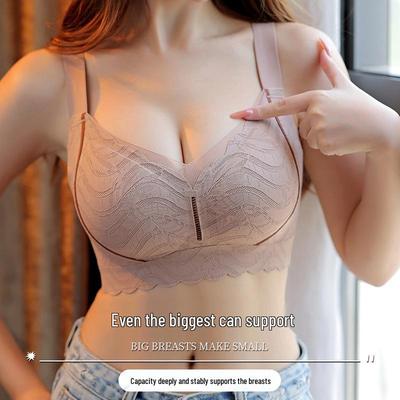 Seamless Plus Size Wire-Free Sports Bra with Fixed Cups - Minimizing Big Chest, Beautiful Back, Vest Style