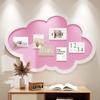 Süßes Schwarzes Brett für die Wand Wolkenform Kork-Anschlagtafel mit Pinnnadeln Selbstklebendes Filz-Notizbrett Wanddekoration für Büro Zuhause Schule Kamel